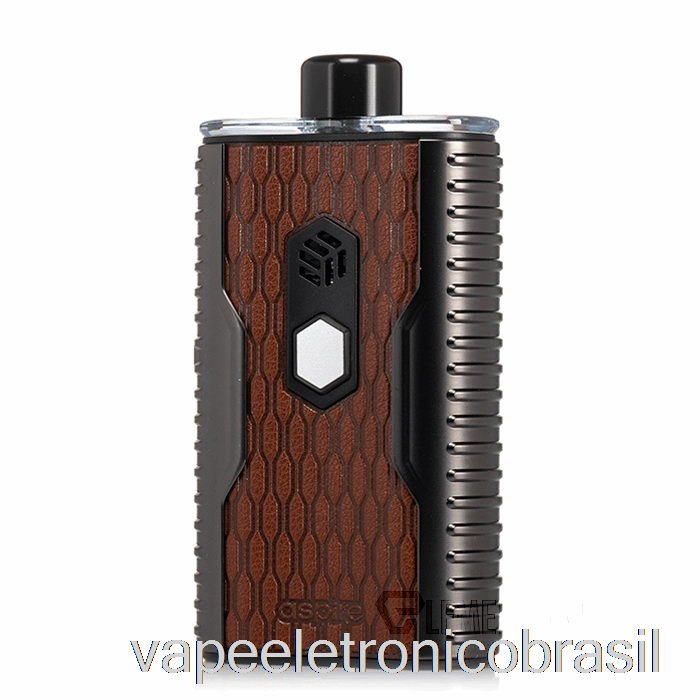 Vape Recarregável Aspire Cloudflask 3 Pod System Fosco Gunmetal E Marrom